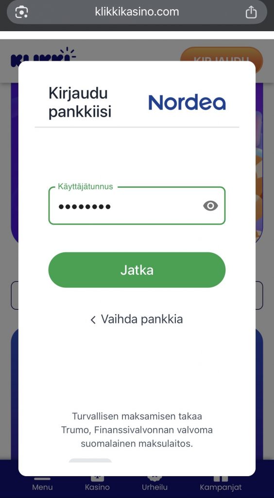 Trumo casino tunnistautuminen